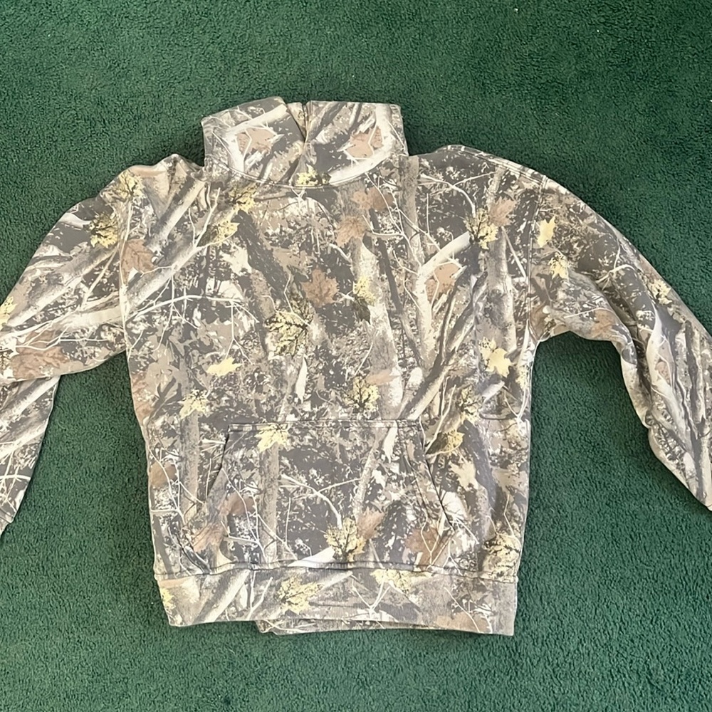 Grey Camo Abercrombie XS Sweatshirt